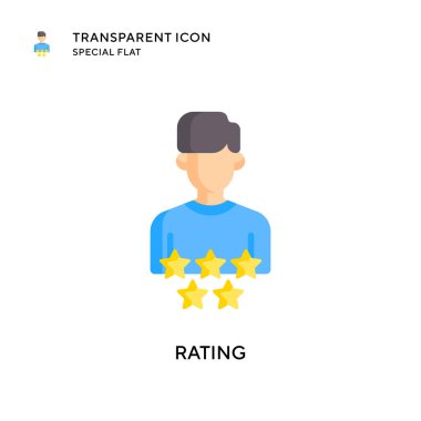 Beğeni vektörü simgesi. Düz çizim. EPS 10 vektörü.