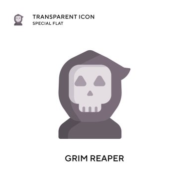 Azrail vektör ikonu. Düz çizim. EPS 10 vektörü.