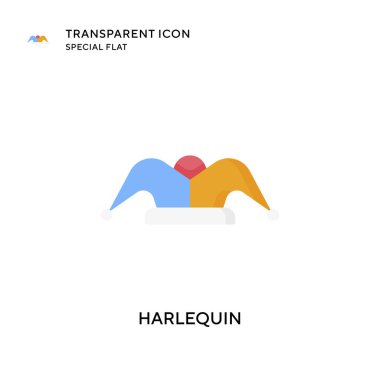 Soytarı vektör simgesi. Düz çizim. EPS 10 vektörü.