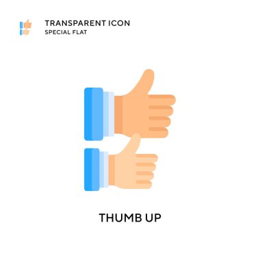 Vektör simgesini parmakla. Düz çizim. EPS 10 vektörü.