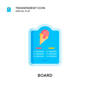 Tahta vektör simgesi. Düz çizim. EPS 10 vektörü.