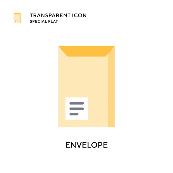 Envelope Vector Icon Flat Style Illustration Eps Vector — Stock Vector