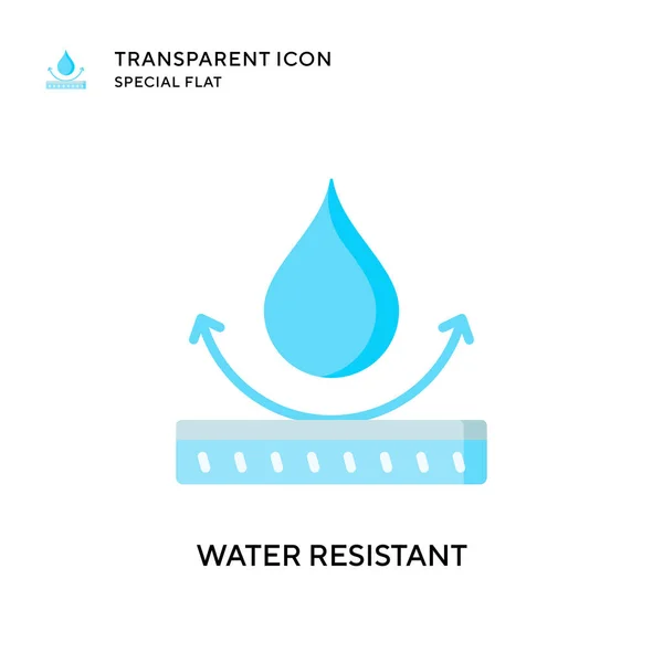 Icono Vector Resistente Agua Ilustración Estilo Plano Eps Vector — Archivo Imágenes Vectoriales