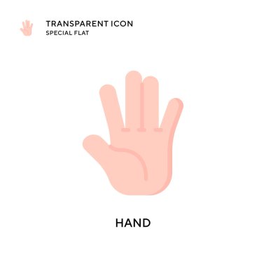 El vektör simgesi. Düz çizim. EPS 10 vektörü.