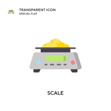 Vektör simgesini ölçekle. Düz çizim. EPS 10 vektörü.