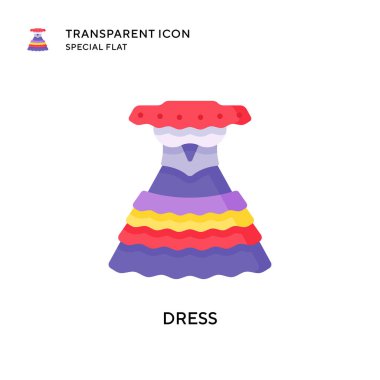 Vektör simgesini giyin. Düz çizim. EPS 10 vektörü.