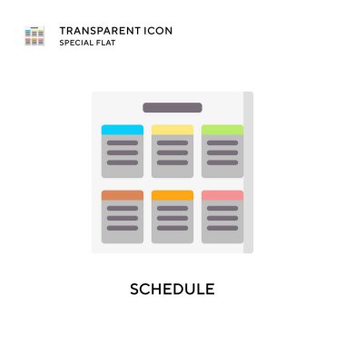 Vektör simgesini ayarla. Düz çizim. EPS 10 vektörü.