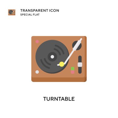 Döndürülebilir vektör simgesi. Düz çizim. EPS 10 vektörü.