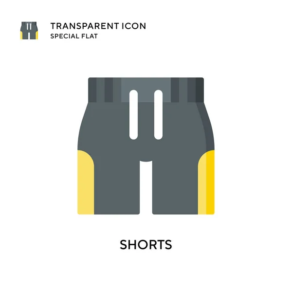 Shorts Vektor Symbol Flache Illustration Eps Vektor — Stockvektor