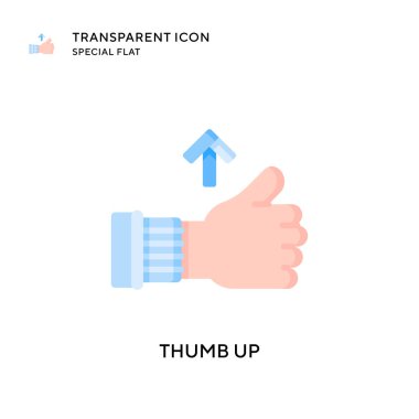 Vektör simgesini parmakla. Düz çizim. EPS 10 vektörü.