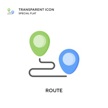 Yönlendirme simgesi. Düz çizim. EPS 10 vektörü.