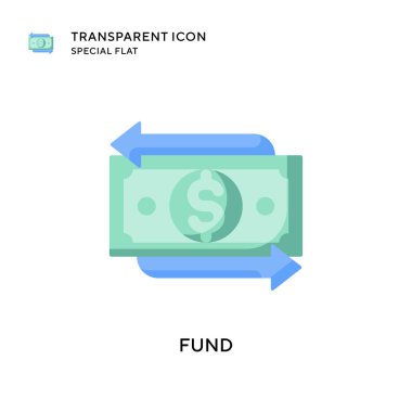 Fon vektör simgesi. Düz çizim. EPS 10 vektörü.