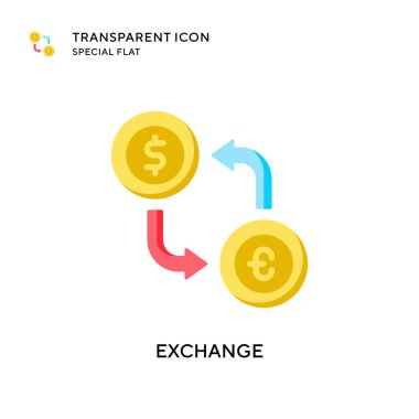 Vektör simgesini değiştir. Düz çizim. EPS 10 vektörü.