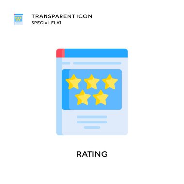 Beğeni vektörü simgesi. Düz çizim. EPS 10 vektörü.