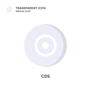Cds vektör simgesi. Düz çizim. EPS 10 vektörü.