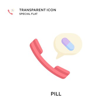 Hap vektör simgesi. Düz çizim. EPS 10 vektörü.