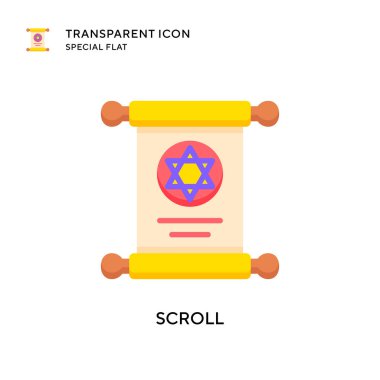Vektör simgesini kaydır. Düz çizim. EPS 10 vektörü.