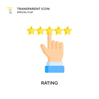 Beğeni vektörü simgesi. Düz çizim. EPS 10 vektörü.