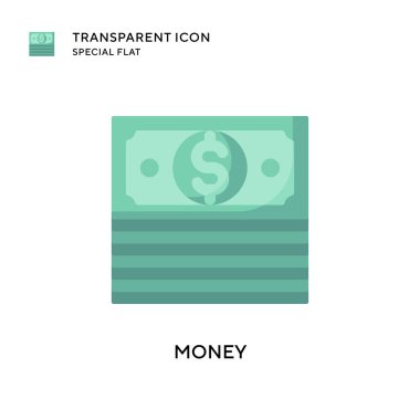 Para vektör simgesi. Düz çizim. EPS 10 vektörü.