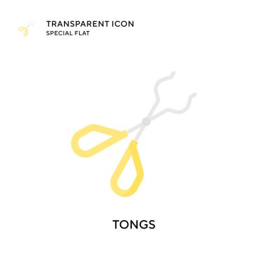 Tong vektör simgesi. Düz çizim. EPS 10 vektörü.