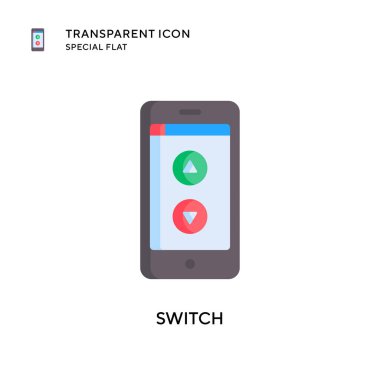 Vektör simgesini değiştir. Düz çizim. EPS 10 vektörü.