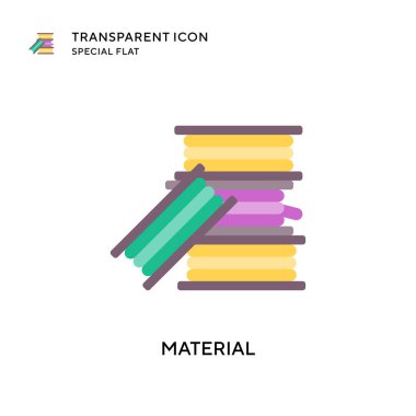 Madde vektör simgesi. Düz çizim. EPS 10 vektörü.