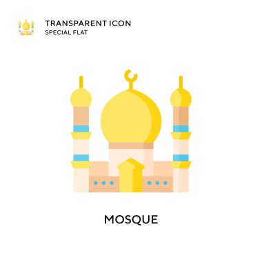 Cami vektör simgesi. Düz çizim. EPS 10 vektörü.