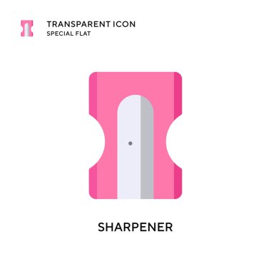 Keskinleştirici vektör simgesi. Düz çizim. EPS 10 vektörü.