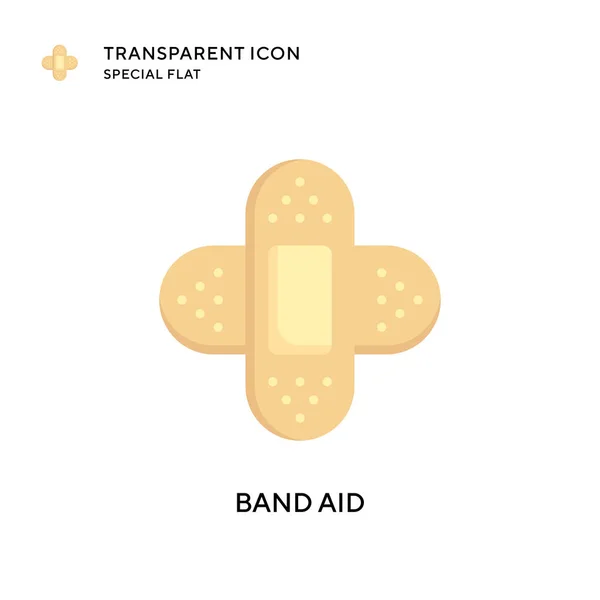 Band Aid Vector Icon Flat Style Illustration Eps Vector — Stock Vector