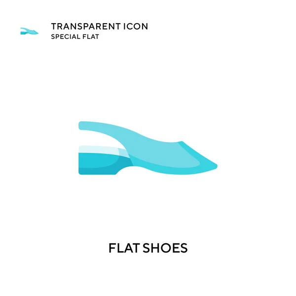Flat Shoes Vectoricoon Platte Stijl Illustratie Eps Vector — Stockvector