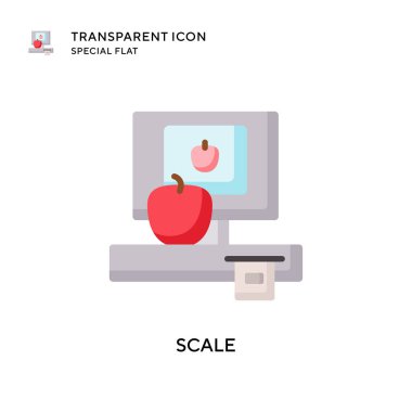 Vektör simgesini ölçekle. Düz çizim. EPS 10 vektörü.