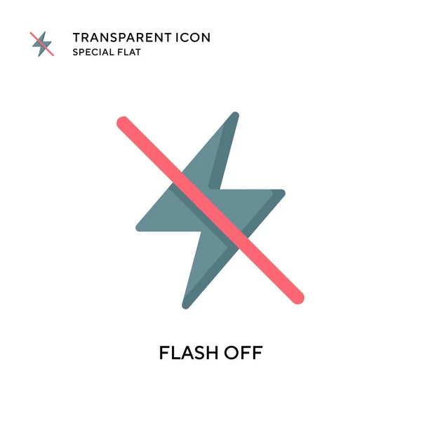 Flash Vektor Symbol Flache Illustration Eps Vektor — Stockvektor