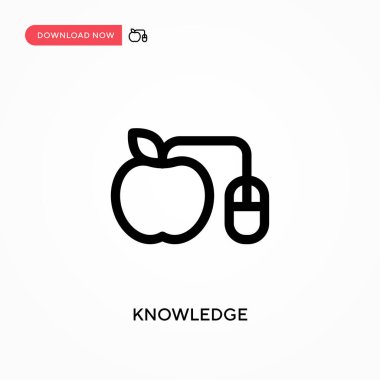 Bilgi basit vektör simgesi. Web sitesi veya mobil uygulama için modern, basit düz vektör çizimi