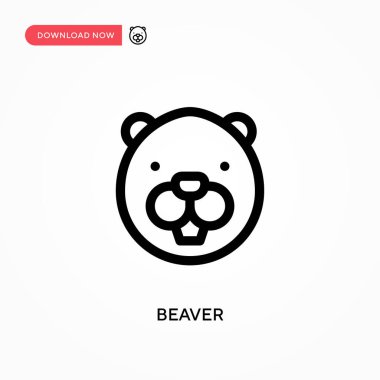 Kunduz Basit vektör simgesi. Web sitesi veya mobil uygulama için modern, basit düz vektör çizimi