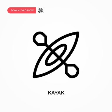 Kano Basit vektör simgesi. Web sitesi veya mobil uygulama için modern, basit düz vektör çizimi