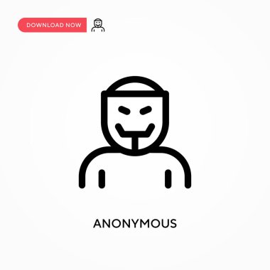 İsimsiz Basit vektör simgesi. Web sitesi veya mobil uygulama için modern, basit düz vektör çizimi