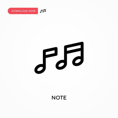 Not: Basit vektör simgesi. Web sitesi veya mobil uygulama için modern, basit düz vektör çizimi