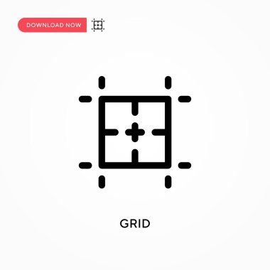 Şebeke Basit vektör simgesi. Web sitesi veya mobil uygulama için modern, basit düz vektör çizimi