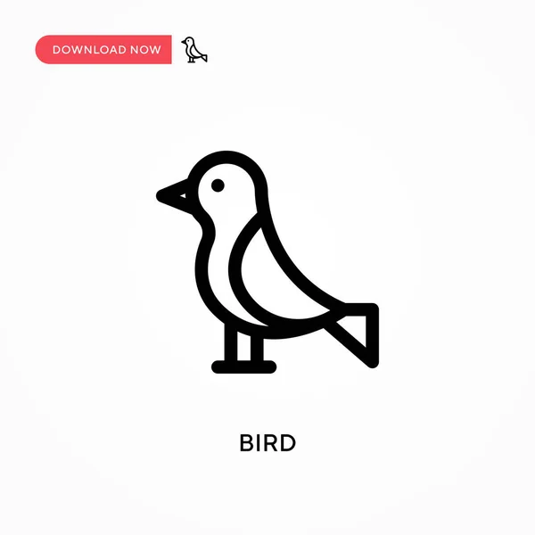 Bird Icône Vectorielle Simple Illustration Vectorielle Plate Moderne Simple Pour — Image vectorielle