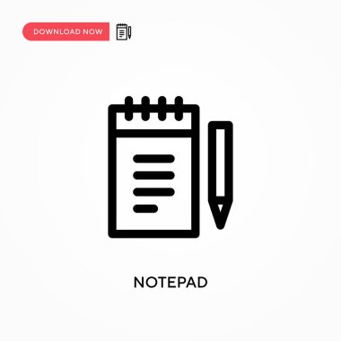 Not: Basit vektör simgesi. Web sitesi veya mobil uygulama için modern, basit düz vektör çizimi
