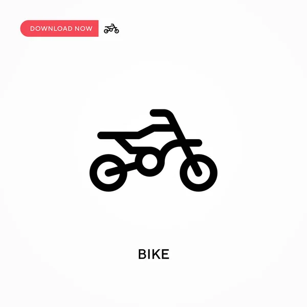 Bike Egyszerű Vektor Ikon Modern Egyszerű Lapos Vektor Illusztráció Weboldalhoz — Stock Vector
