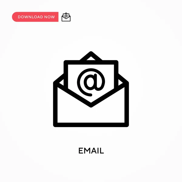 Email Icône Vectorielle Simple Illustration Vectorielle Plate Moderne Simple Pour — Image vectorielle