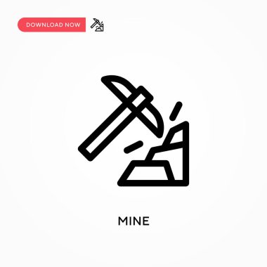 Benimki basit vektör simgesi. Web sitesi veya mobil uygulama için modern, basit düz vektör çizimi