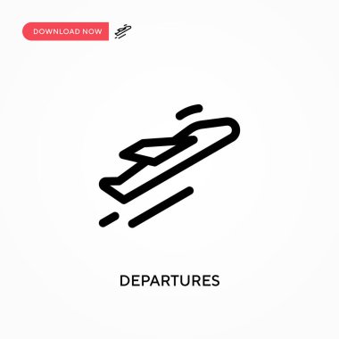 Gidiş Basit vektör simgesi. Web sitesi veya mobil uygulama için modern, basit düz vektör çizimi