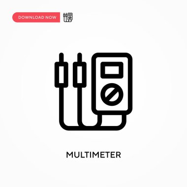 Çoklu Basit vektör simgesi. Web sitesi veya mobil uygulama için modern, basit düz vektör çizimi