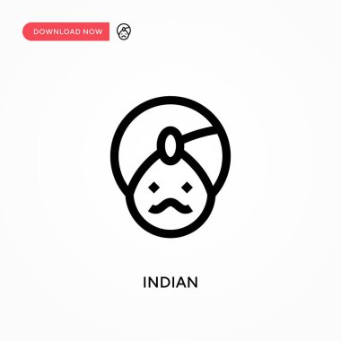 Hint basit vektör simgesi. Web sitesi veya mobil uygulama için modern, basit düz vektör çizimi