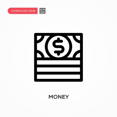Para basit vektör simgesi. Web sitesi veya mobil uygulama için modern, basit düz vektör çizimi