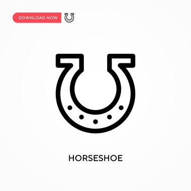 At nalı basit vektör simgesi. Web sitesi veya mobil uygulama için modern, basit düz vektör çizimi