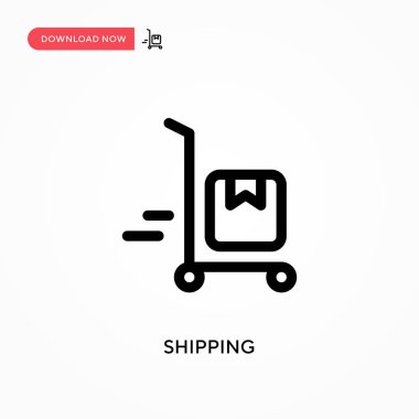 Basit vektör simgesi gönderiliyor. Web sitesi veya mobil uygulama için modern, basit düz vektör çizimi