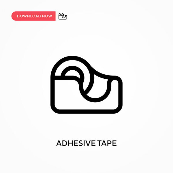 Adhesive tape Simple vector icon. Modern, simple flat vector illustration for web site or mobile app